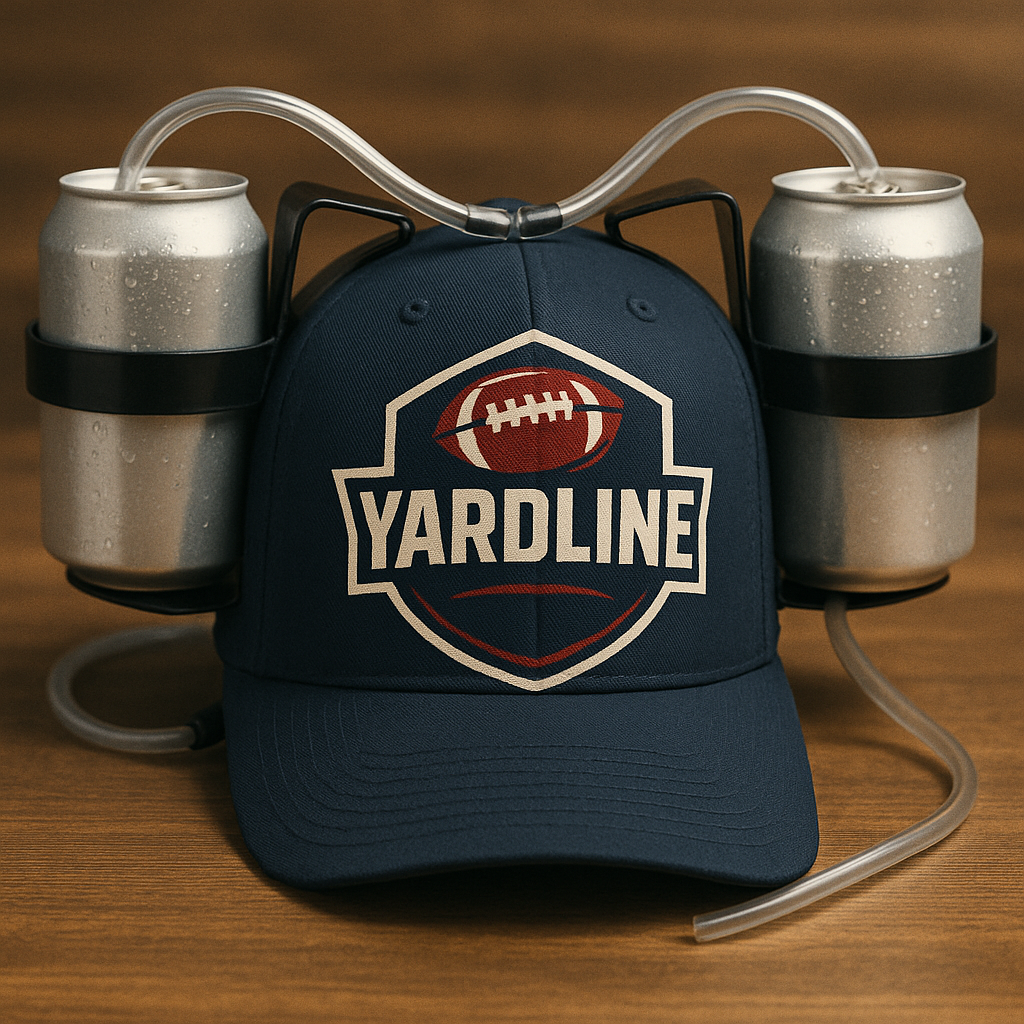 YARDLINE „Double-Can Helmet“ – Die Saufkappe für Profis (und alle, die es sein wollen)